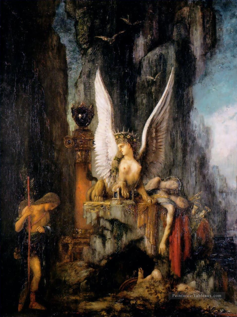 Œdipe le Voyageur Symbolisme mythologique biblique Gustave Moreau Peintures à l'huile